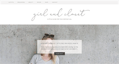 Desktop Screenshot of girlandcloset.com